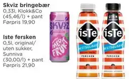 Meny Iste fersken tilbud