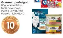 Meny Gourmet perle/gold tilbud