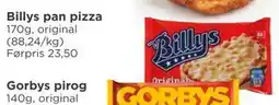 Meny Billys pan pizza tilbud