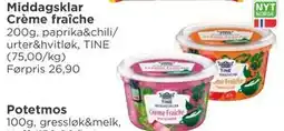 Meny Middagsklar Crème fraîche tilbud