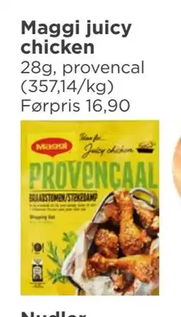 Meny Maggi juicy chicken tilbud