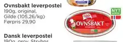 Meny Ovnsbakt leverpostei tilbud