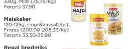 Meny Maiskaker tilbud