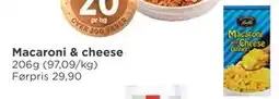 Meny Macaroni & cheese tilbud