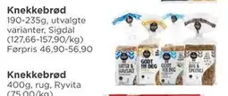 Meny Knekkebrød tilbud