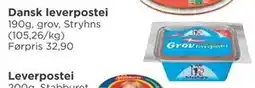 Meny Dansk leverpostei tilbud