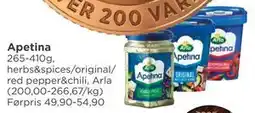 Meny Apetina tilbud