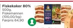 Meny Fiskekaker 80% tilbud