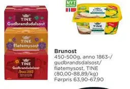 Meny Brunost tilbud