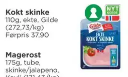 Meny Kokt skinke tilbud