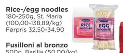 Meny Rice-/egg noodles tilbud