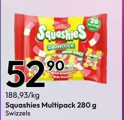 Gigaboks Squashies Multipack 280 g tilbud