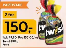 Gigaboks Twist 490 g tilbud
