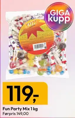 Gigaboks Fun Party Mix 1 kg tilbud