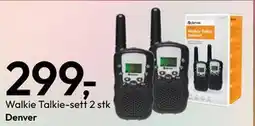 Gigaboks Walkie Talkie-sett 2 stk tilbud
