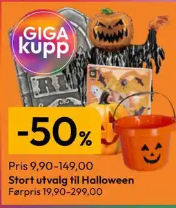 Gigaboks Stort utvalg til Halloween tilbud