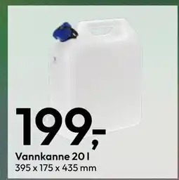 Gigaboks Vannkanne 20 l tilbud