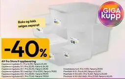 Gigaboks Alt fra Store It oppbevaring tilbud