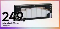 Gigaboks Kubbelys LED-lys tilbud