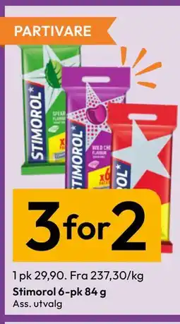 Gigaboks Stimorol 6-pk tilbud