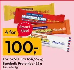 Gigaboks Barebells Proteinbar 55 g tilbud