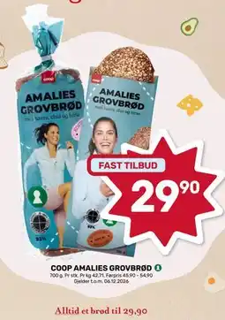Matkroken COOP AMALIES GROVBRØD tilbud