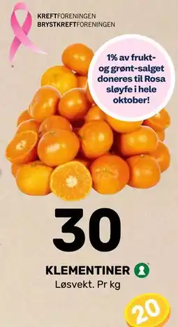 Matkroken KLEMENTINER tilbud