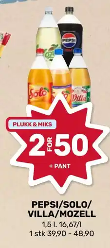 Matkroken PEPSI/SOLO/ VILLA/MOZELL tilbud