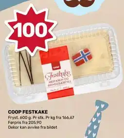 Coop Marked COOP FESTKAKE tilbud