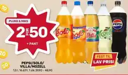 Coop Marked PEPSI/SOLO/ VILLA/MOZELL tilbud