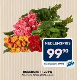 Matkroken ROSEBUKETT 20 PK tilbud