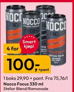 Gigaboks Nocco Focus 330 ml tilbud