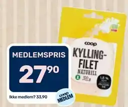 Coop Marked Coop Kyllingfilet tilbud