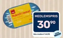 Coop Marked Coop Makrell i tomat tilbud