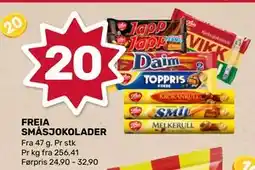 Matkroken FREIA SMÅSJOKOLADER tilbud