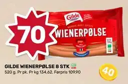 Coop Marked GILDE WIENERPØLSE 8 STK tilbud