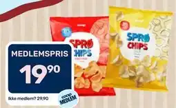 Coop Marked Coop Sprø Chips tilbud