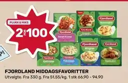 Coop Marked FJORDLAND MIDDAGSFAVORITTER tilbud