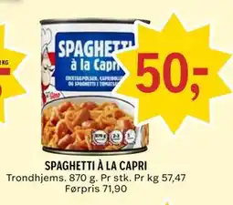 Coop Prix SPAGHETTI À LA CAPRI tilbud