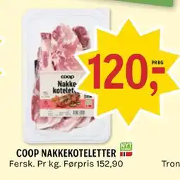 Coop Prix COOP NAKKEKOTELETTER tilbud