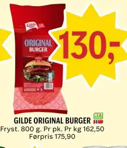 Coop Prix GILDE ORIGINAL BURGER tilbud