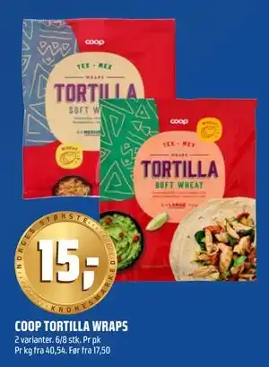 COOP TORTILLA WRAPS