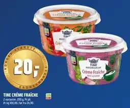 Coop Obs TINE CRÉME FRAÎCHE tilbud