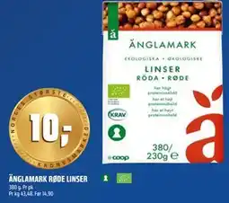 Coop Obs ÄNGLAMARK RØDE LINSER tilbud