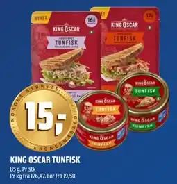 Coop Obs KING OSCAR TUNFISK tilbud