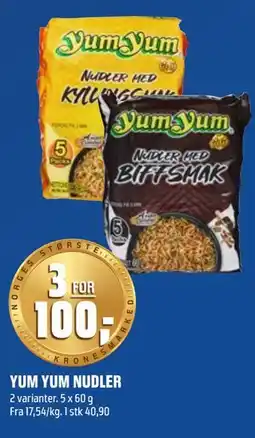 Coop Obs YUM YUM NUDLER tilbud