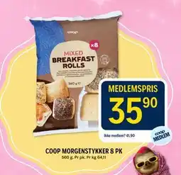 Coop Prix COOP MORGENSTYKKER 8 PK tilbud