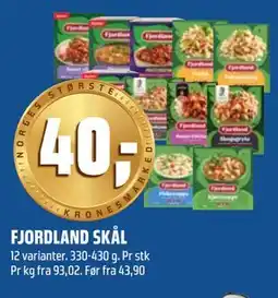 Coop Obs FJORDLAND SKÅL tilbud