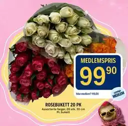 Coop Prix ROSEBUKETT 20 PK tilbud