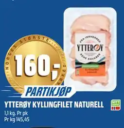 Coop Obs YTTERØY KYLLINGFILET NATURELL tilbud